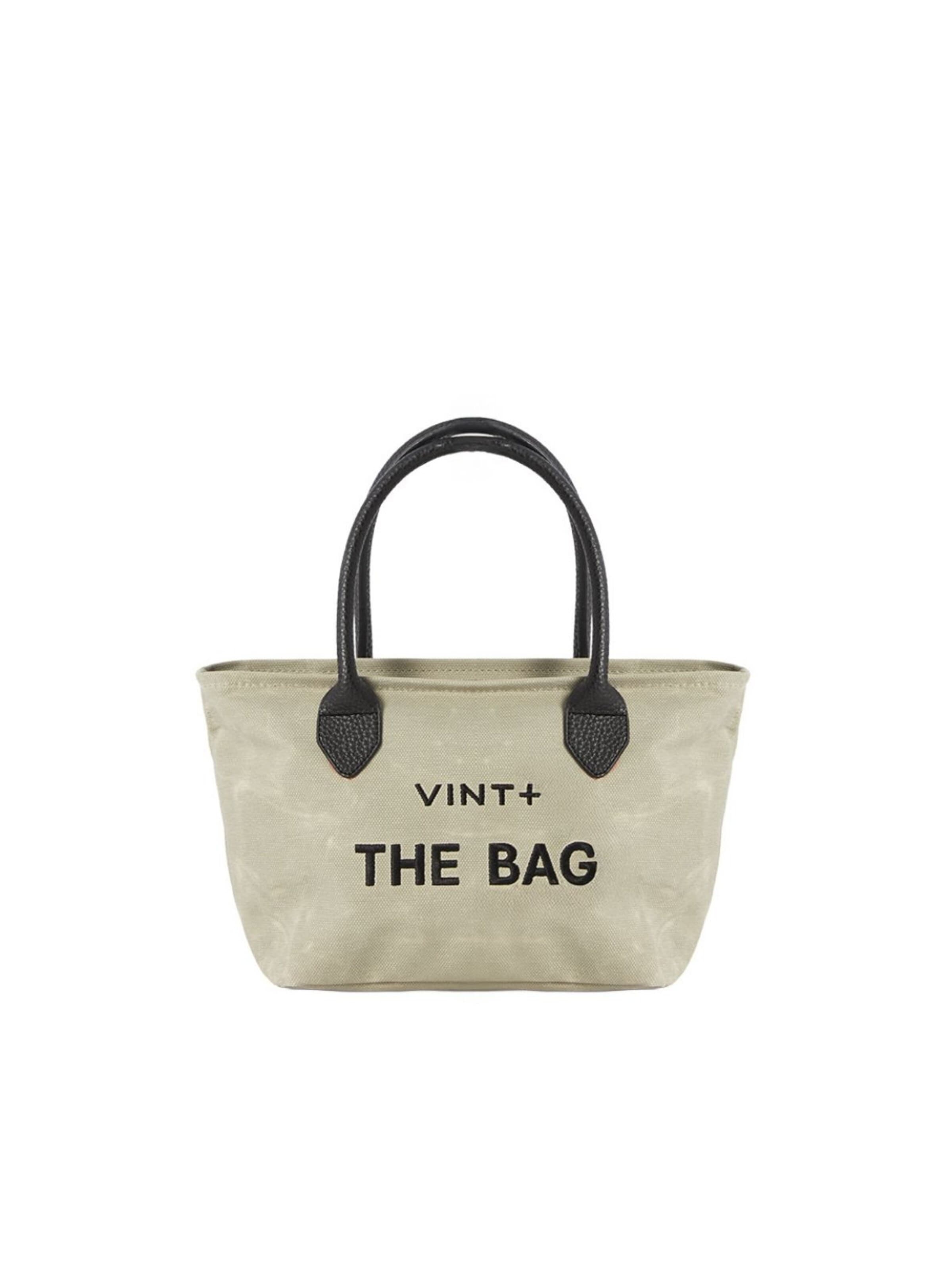 VINT+ Handbag 'Fine Bag Small' in Grey