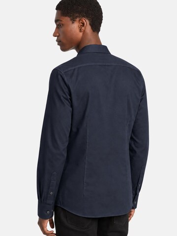 Michael Kors - Ajuste estrecho Camisa 'Camicia' en azul