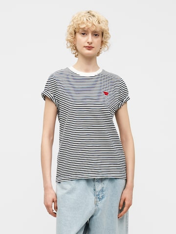 PIECES Tričko 'PCMila' - Biela: predná strana