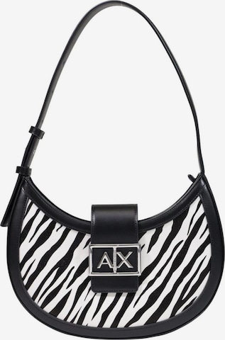 ARMANI EXCHANGE - Bolso de hombro 'XW002565 AF26571' en negro: frente