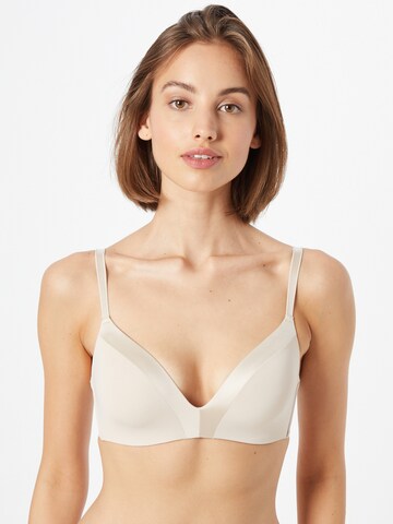 Mey T-shirt Bra in Beige: front