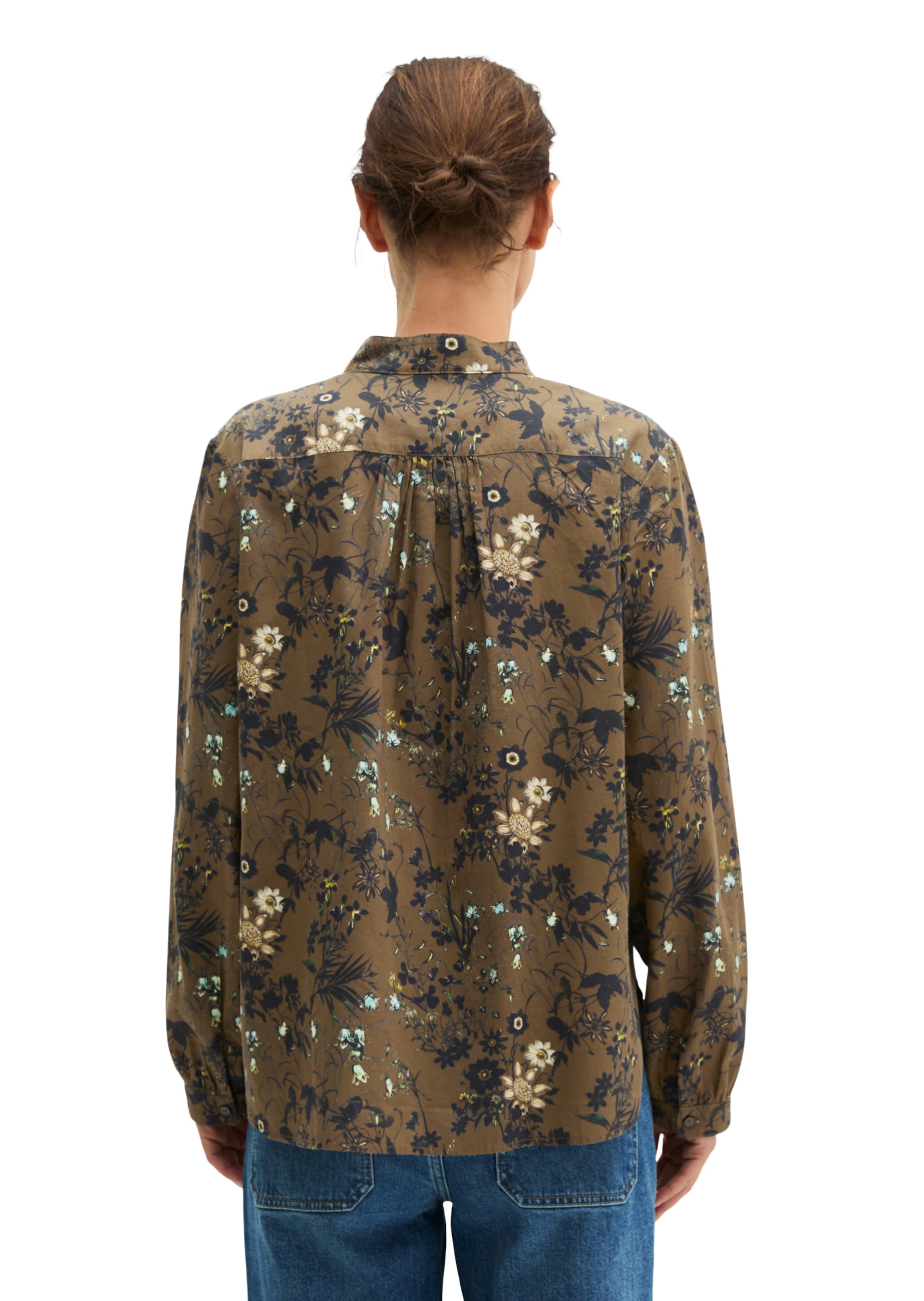 Marc O'Polo Blouse in Bruin: terug