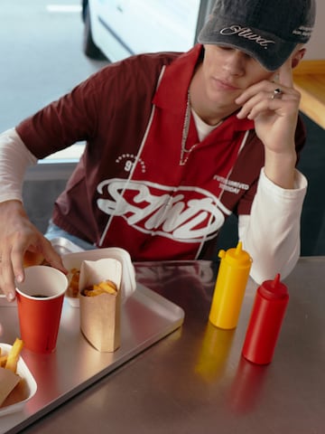 Pull&Bear Regular fit Ing 'STWD' - piros