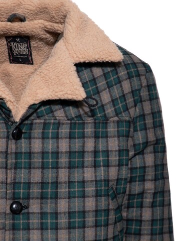 King Kerosin Winter Jacket in Green