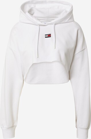 Tommy Jeans Sweatshirt in White: front