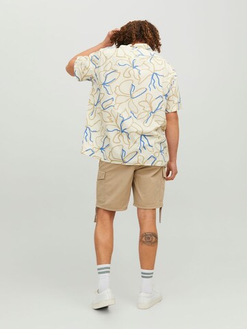 Jack & Jones Plus Comfort Fit Skjorte i beige