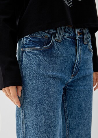 Wide Leg Jean 'Catie' QS en bleu