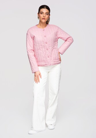 Ombre Between-season jacket in Pink
