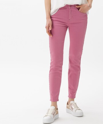 Skinny Jean 'Style Ana S' BRAX en rose : devant