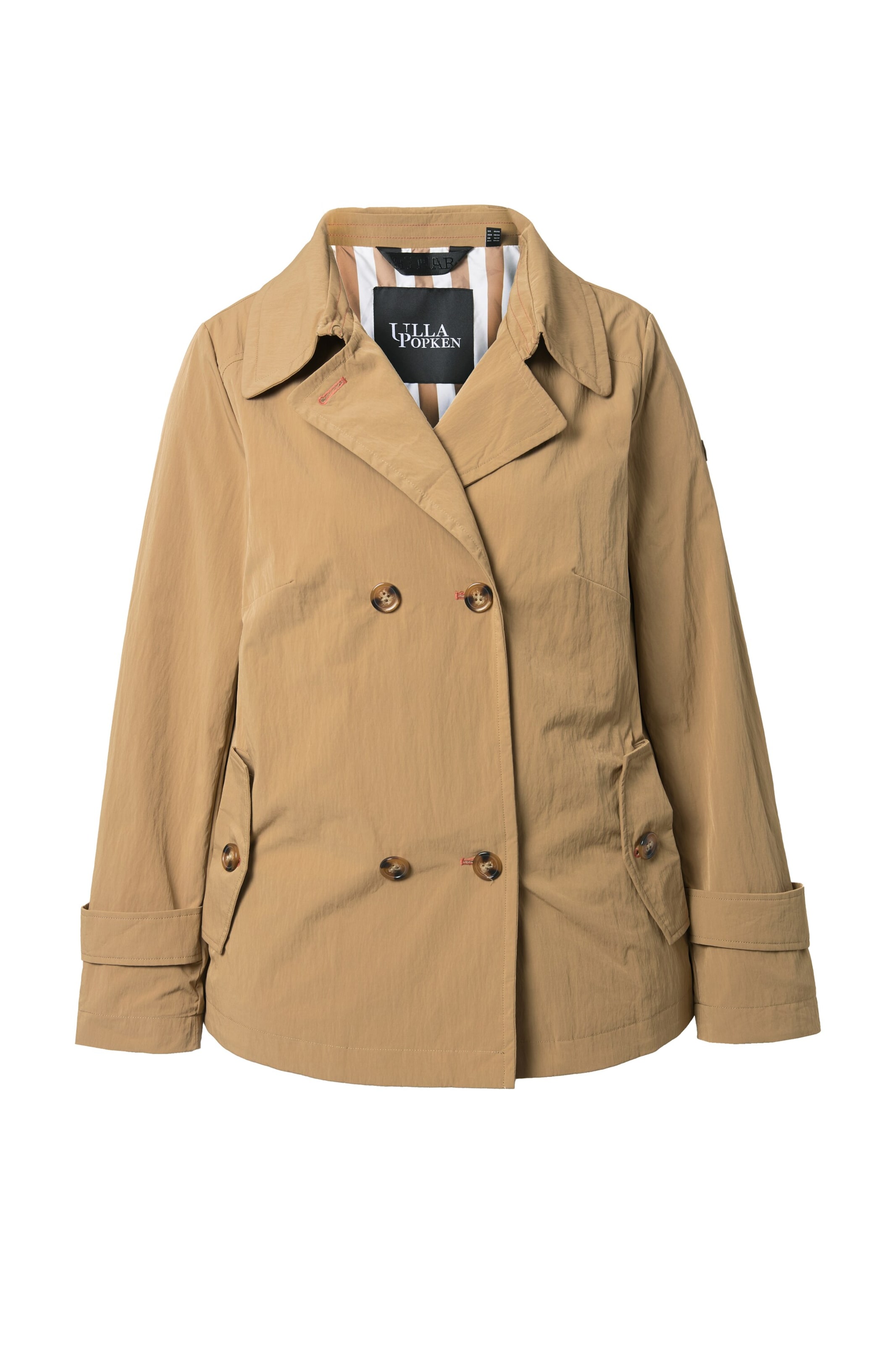 Ulla Popken Jacke in Beige: Vorderseite