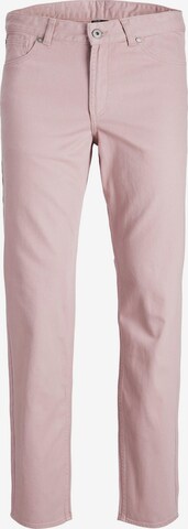 JACK & JONES - Calças de ganga 'Chris' em rosa: frente