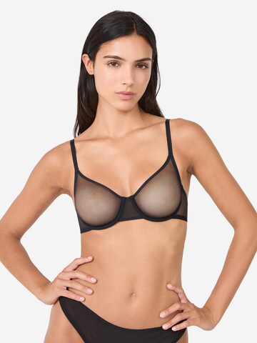 ETAM T-Shirt BH in Schwarz: Vorderseite