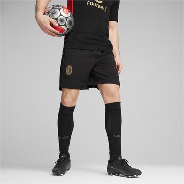 PUMA Regular Sportshorts 'AC Milan' in Schwarz: Vorderseite