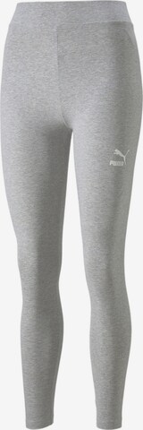 PUMA Skinny Leggings in Grijs: voorkant