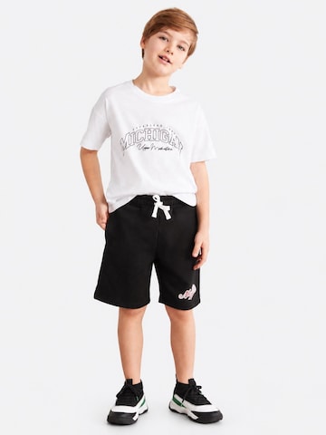 GrimelangeHlače 'GRIMELANGE Knit-Shorts mit Kordelzugbund' - crna boja