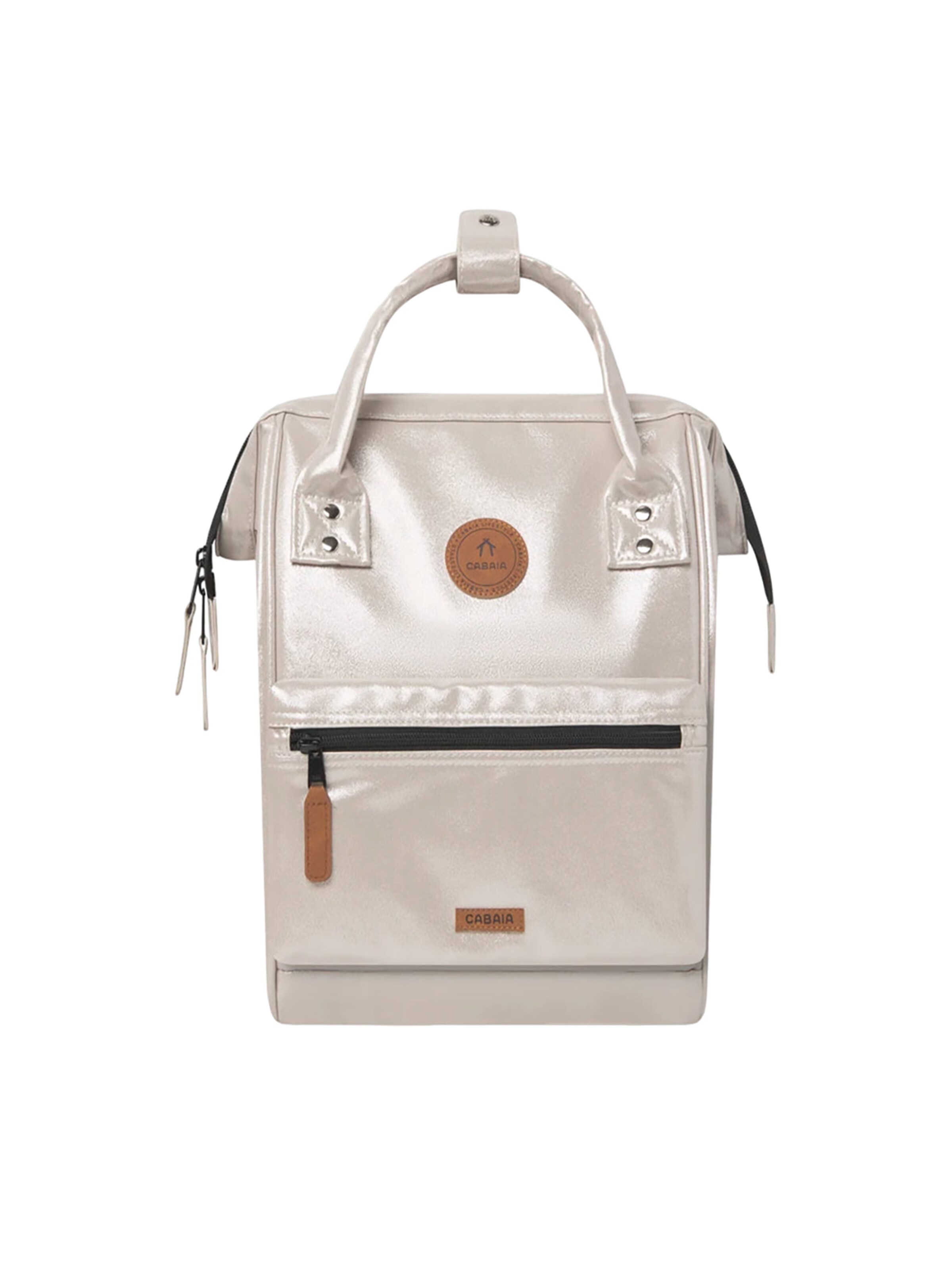 Cabaia Backpack 'Adventurer S Iridescent' in Silver: front