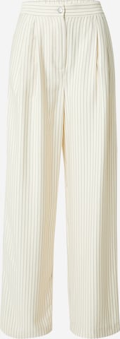 Wide Leg Pantalon à pince 'Isabel' modström en beige : devant