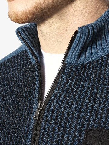Jan Vanderstorm Strickjacke 'Halsten' in Blau