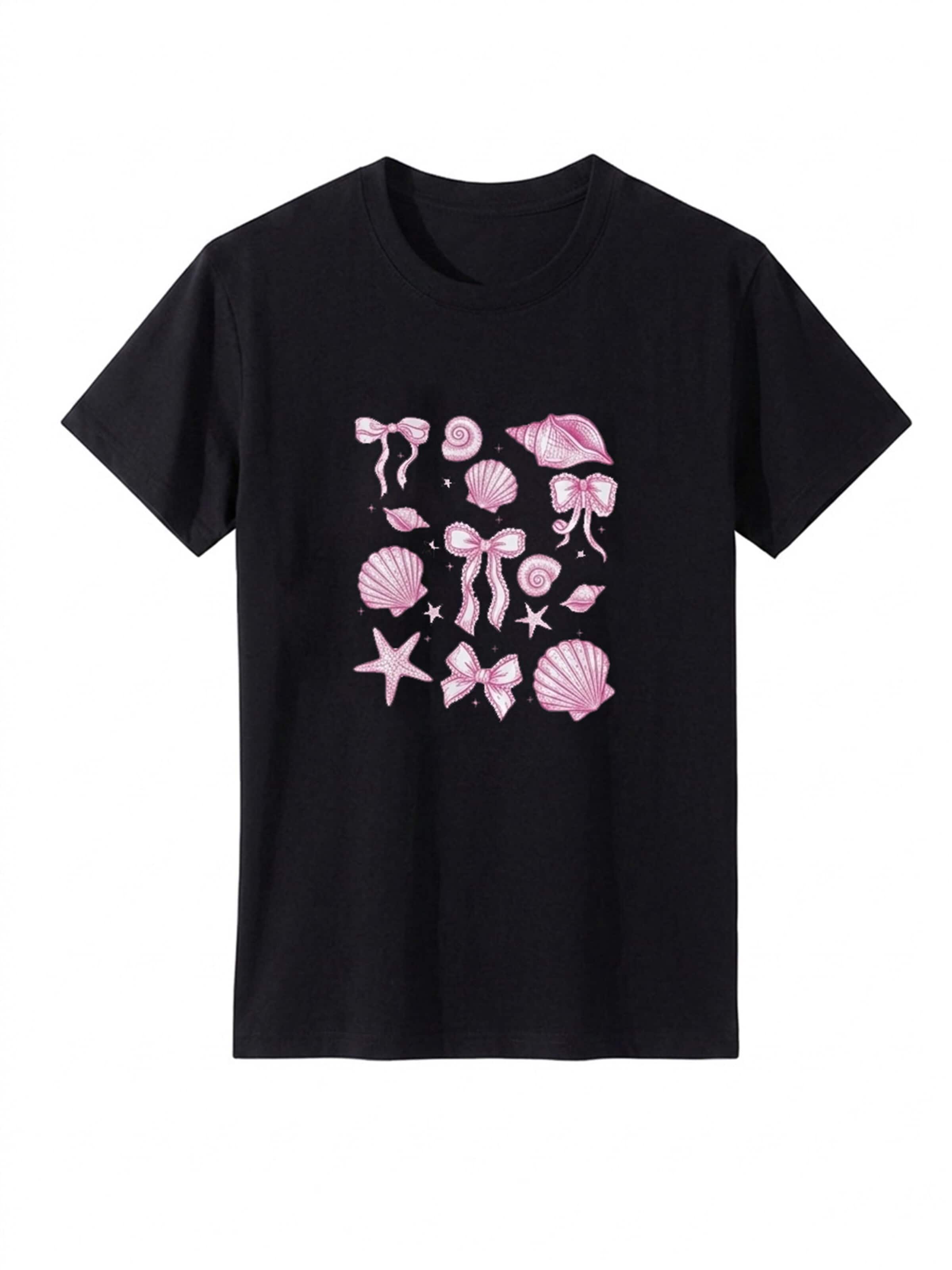 T-shirt 'Women Tops' LapaPlus en noir : devant