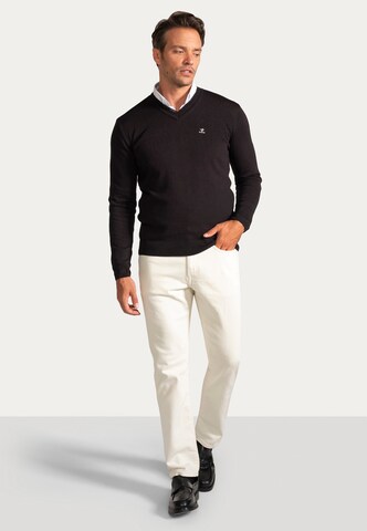 Sir Raymond Tailor Strickpullover 'Los Angeles' in Schwarz