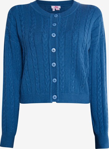 MYMO Knit Cardigan 'Biany' in Blue: front