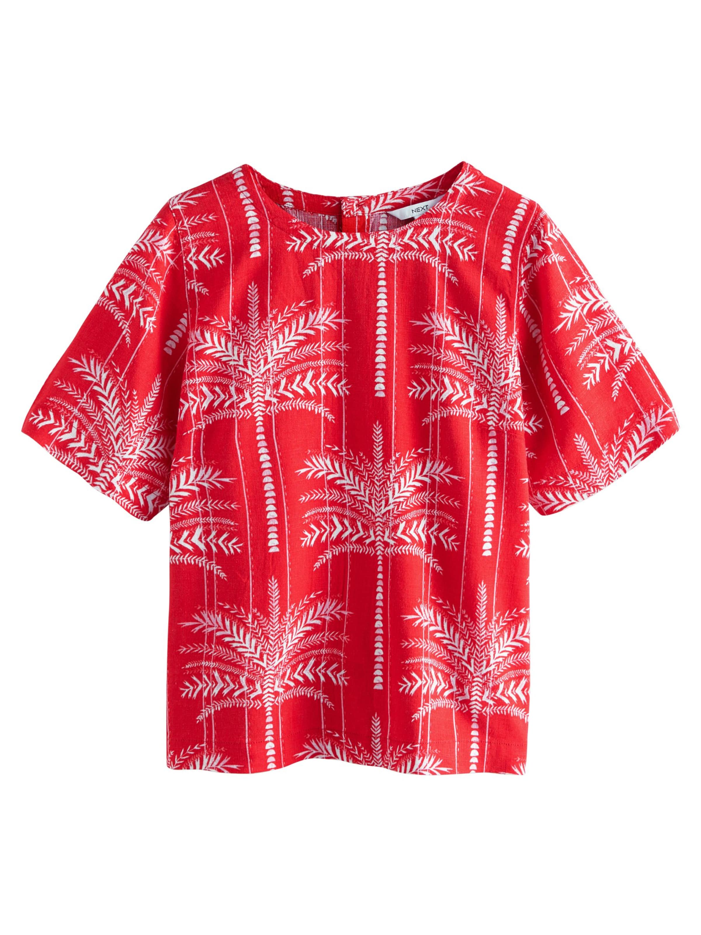 T-shirt Next en rouge : devant