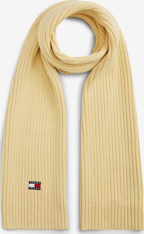 Tommy Jeans Schal 'HERITAGE' in Gelb: Vorderseite