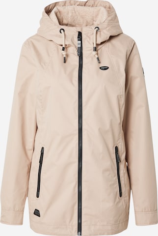 Ragwear Between-Season Jacket 'ZUZKA' in Beige: front