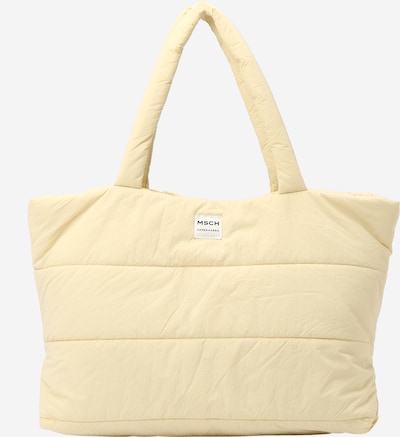 MSCH COPENHAGEN Shopper 'Sasja' in Pastel yellow / Black / White, Item view