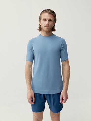 T-Shirt fonctionnel 'Otawa' Born Living Yoga en bleu : devant