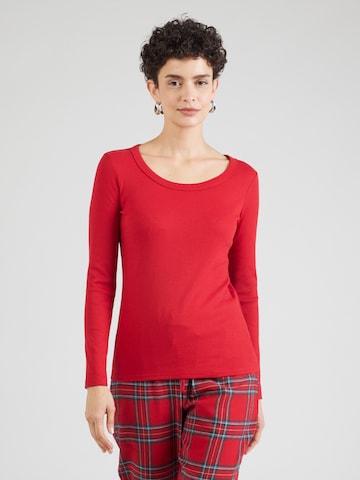 Hunkemöller - Camiseta para dormir en rojo: frente
