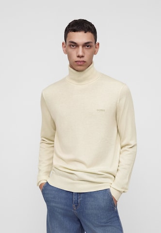 GUESS Pullover 'NIGEL' in Weiß: Vorderseite