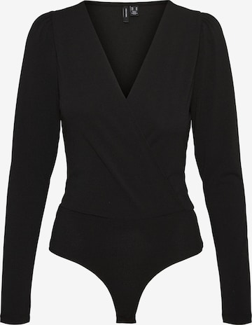 VERO MODA Shirt Bodysuit 'Minna' in Black