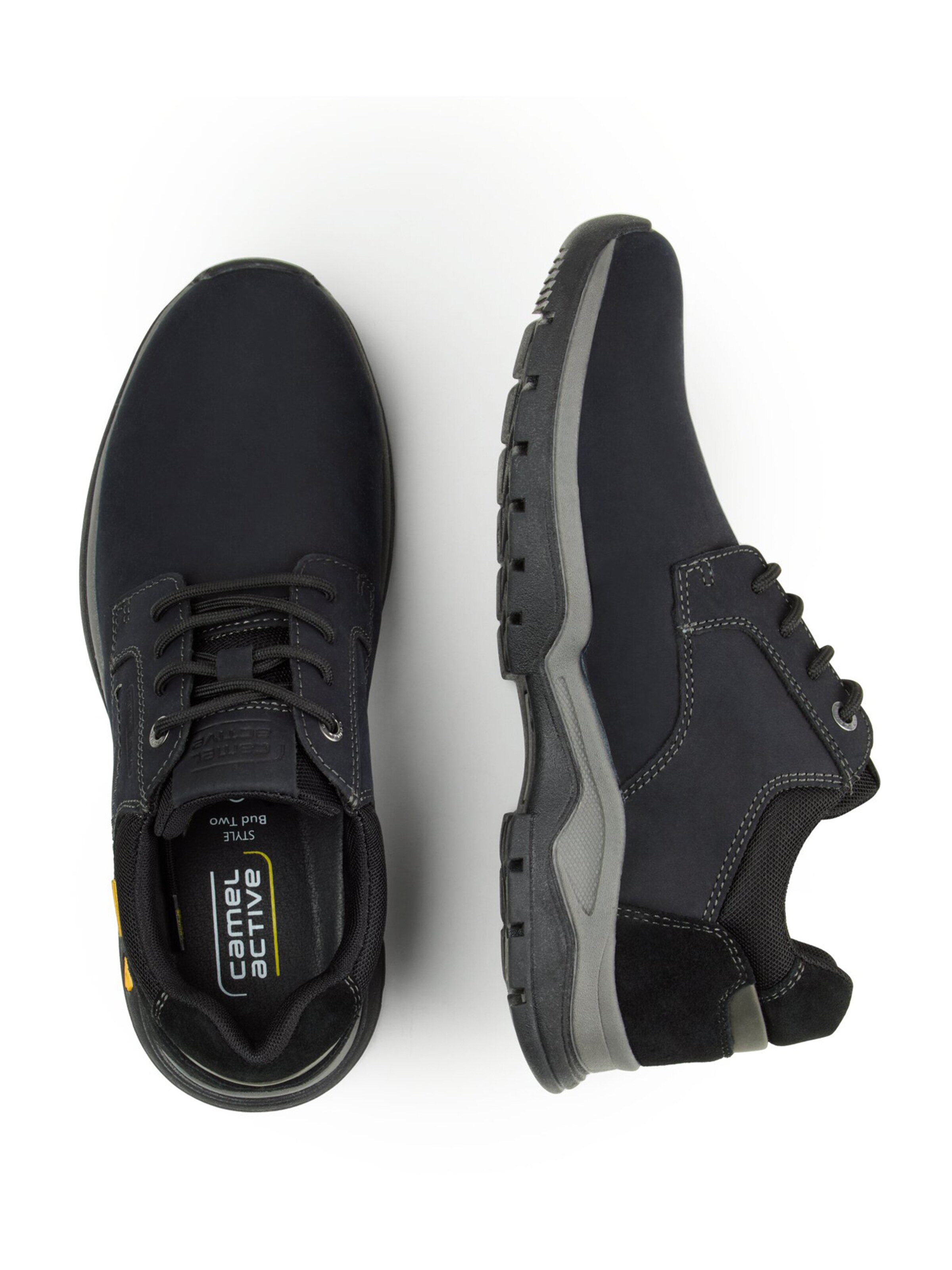 CAMEL ACTIVE Athletic lace-up shoe 'BUD TWO' in Black