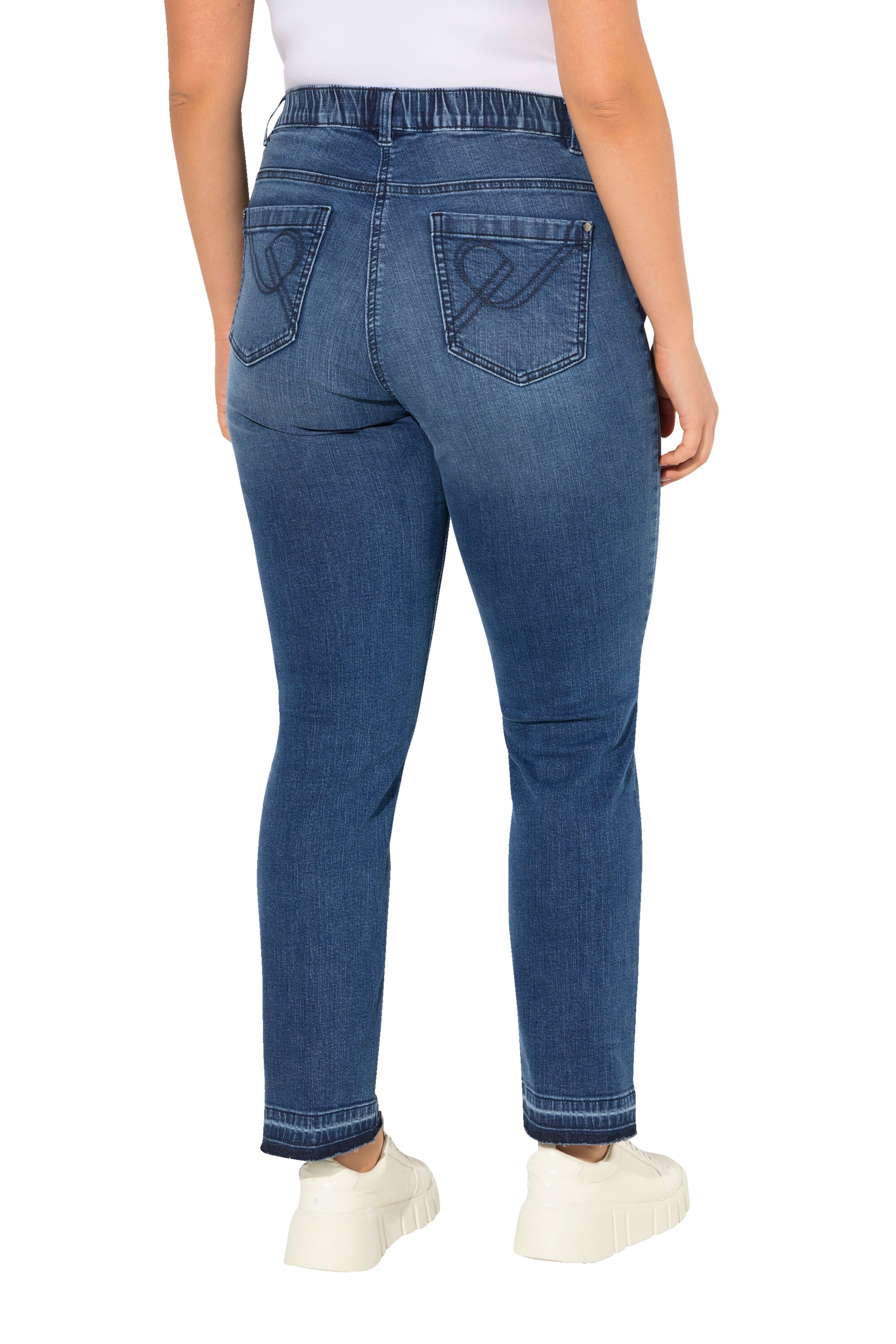 Ulla Popken Slimfit Jeans in Blau