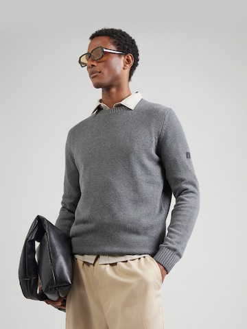 Pull-over 'Thorstein' Bruun & Stengade en gris : devant