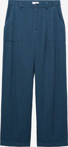 MANGO TEEN Regular Pants in Blue: front