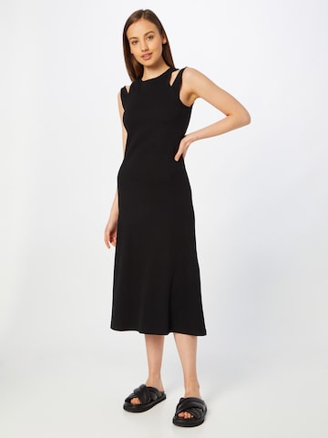 Blanche Dress in Black: front