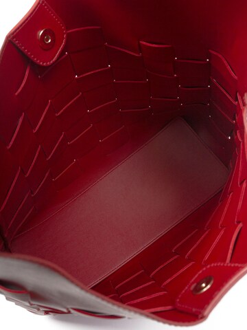 L37 HANDMADE SHOES Håndtaske 'BIG UNIVERSE' i rød