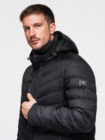 Ombre Winter Jacket in Black