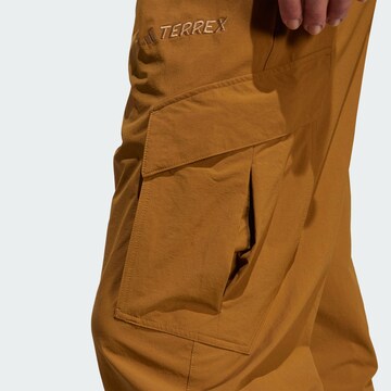 Loosefit Pantalon outdoor 'Xploric' ADIDAS TERREX en marron