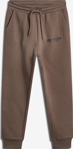 Regular Pantalon SOMETIME SOON en marron : devant