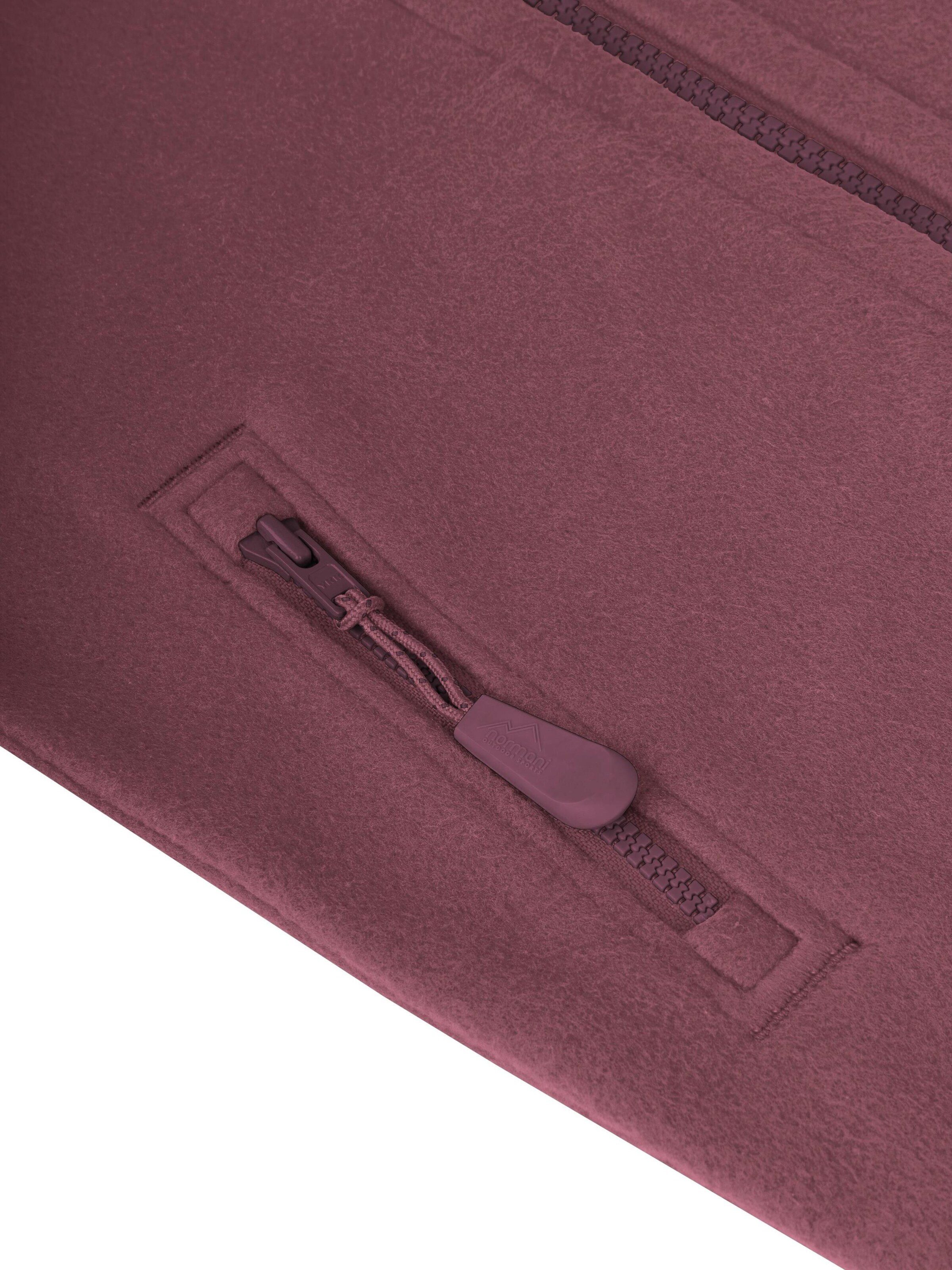 normani Fleece jas in Rood