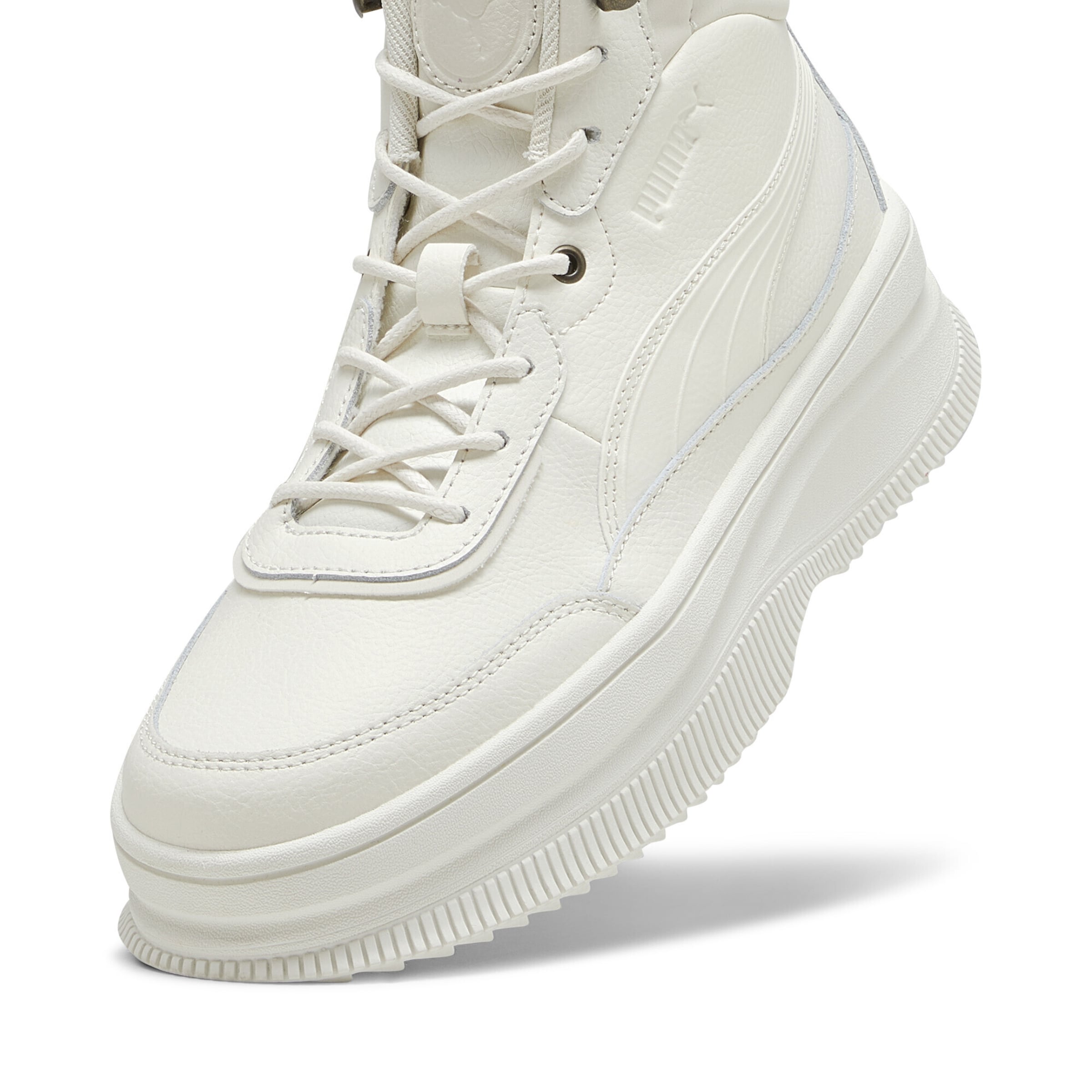 PUMA Lace-Up Ankle Boots 'Mayra' in White