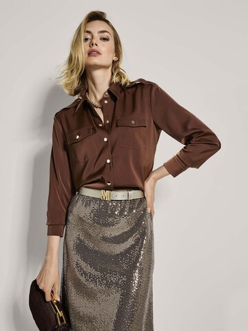 Chemisier MADELEINE en marron