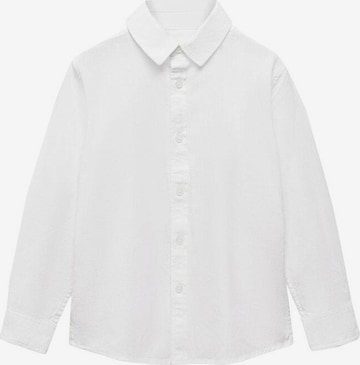 MANGO KIDS Regular fit Button Up Shirt 'Blas' in White: front