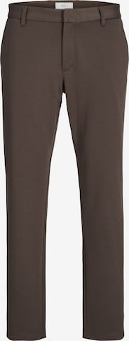 Pantalon chino JACK & JONES en marron : devant