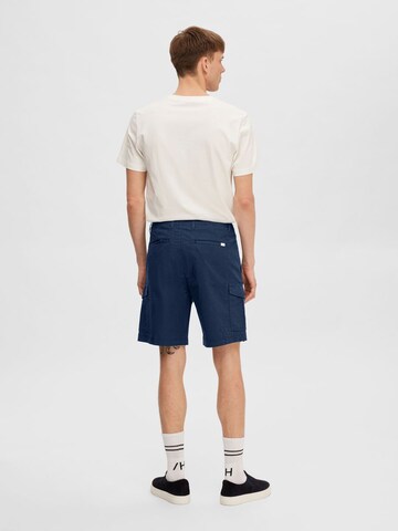 SELECTED HOMME Regular Cargo Pants in Blue
