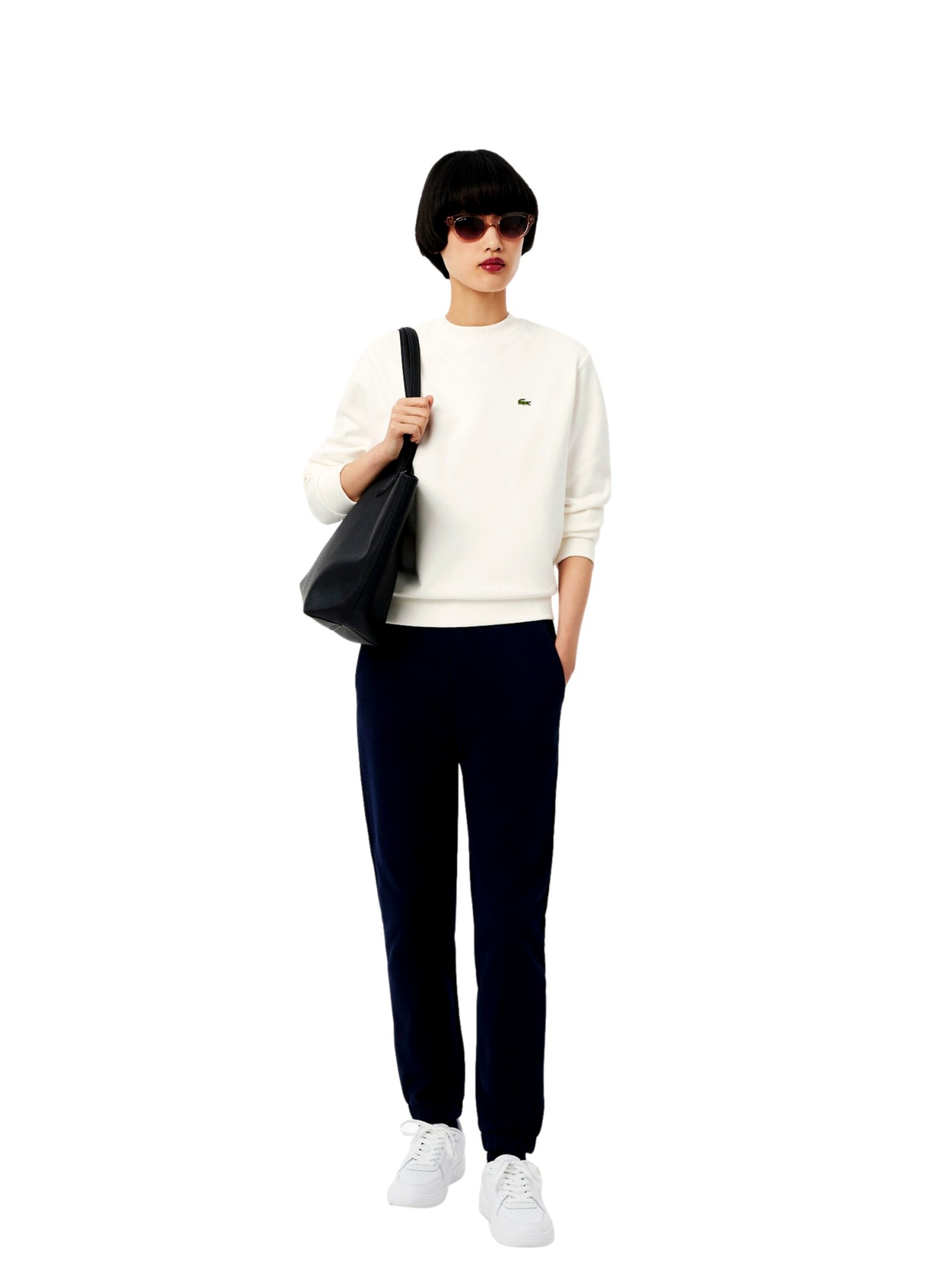 Sweat-shirt LACOSTE en blanc