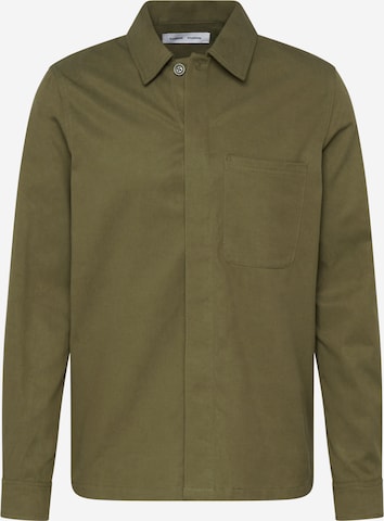 Samsøe Samsøe Regular fit Button Up Shirt 'TAKA' in Green: front